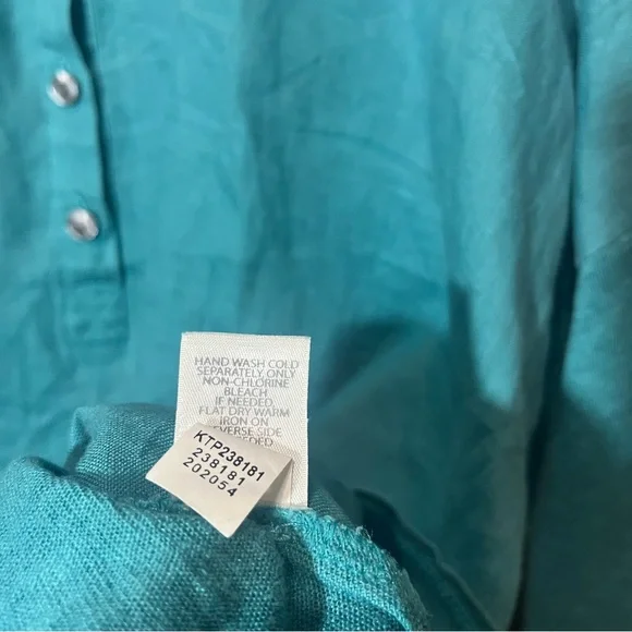 J. Jill 100% Linen Tunic Top - Picture 10 of 11